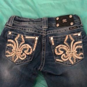 Size 27, JP8013BX, boot cut Miss Me jeans